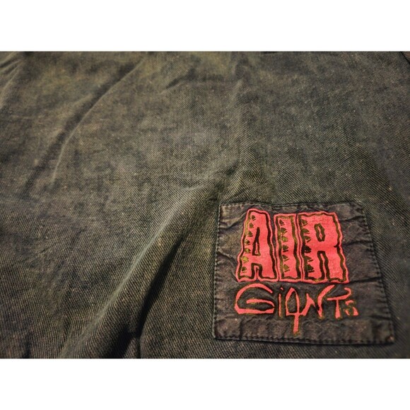 Vintage 90s Rare Air Gants Neon Graphic Sweatshirt | Made in Canada | Skate Rad - Picture 8 of 9